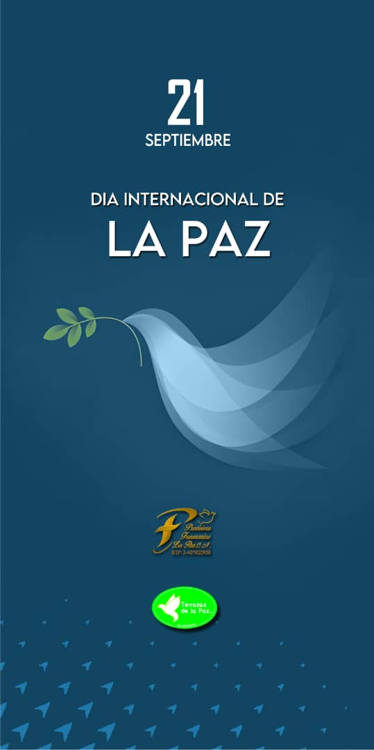 21 de septiembre – Día Internacional de la Paz