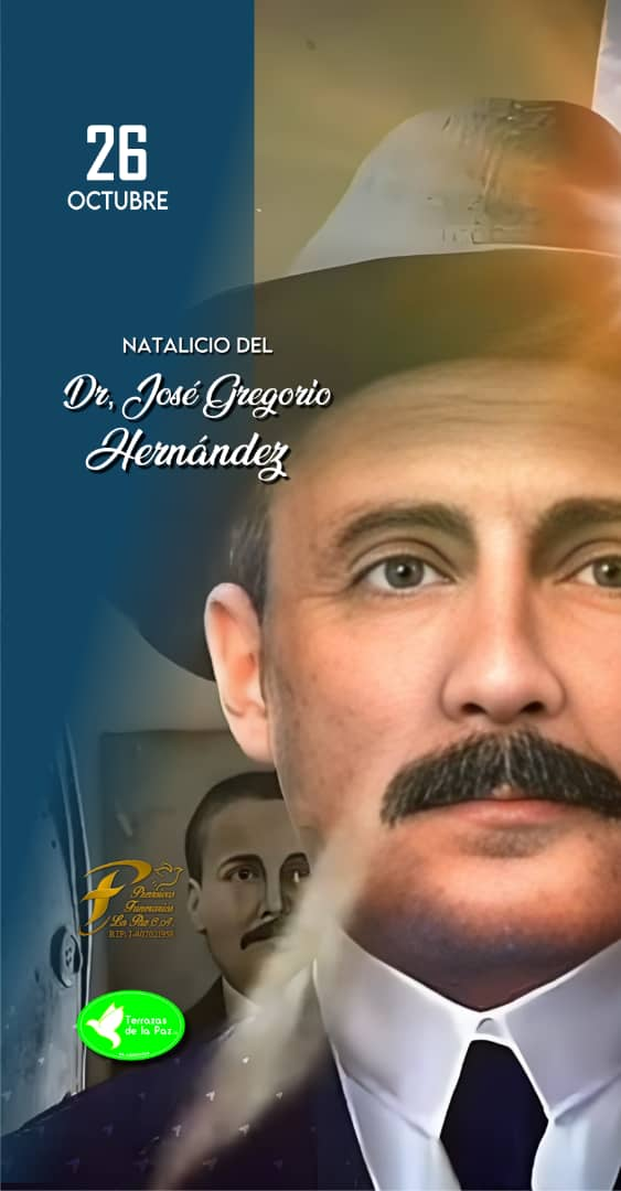 26 de octubre – Natalicio del Dr. José Gregorio Hernández
