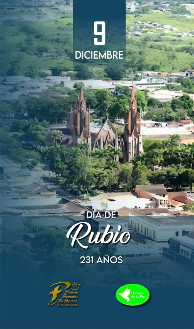 09 de diciembre – Día de Rubio, 231 años