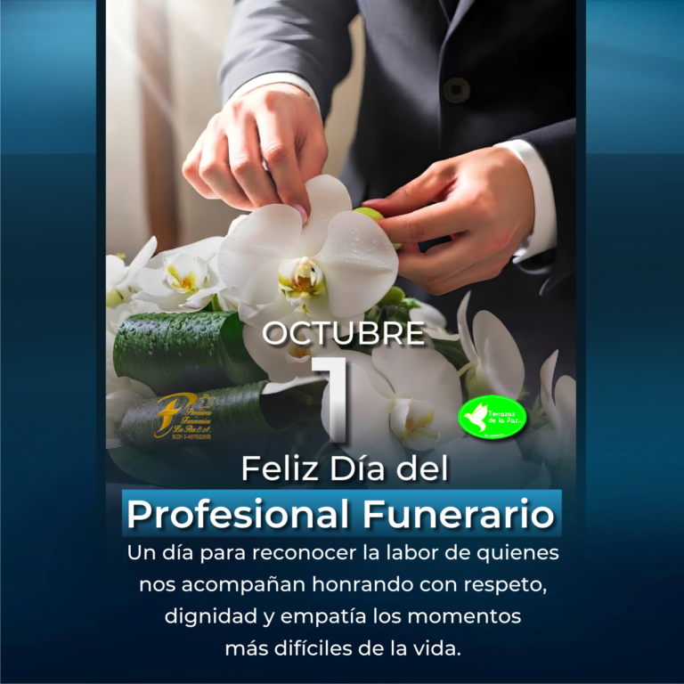 01 de octubre – Día del Profesional Funerario